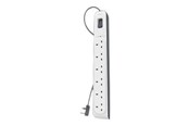 Strømkabel (ekstern) - Belkin 6 Outlet Power Surge Protector - BSV603AF2M