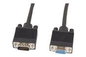 Skærmkabel - Lanberg - VGA extension cable - HD-15 (VGA) to HD-15 (VGA) - 1.8 m - CA-VGAC-10CC-0018-B+