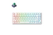 Tastatur - MCHOSE Jet 75 Kailh Magnetic God Hall Effect - Gaming Tastatur - Uden Numpad - Amerikansk engelsk - Hvid - HW-Jet75-8