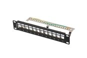 Rack skabe - Lanberg - patch panel (blank) - 12 port FTP - 1U - PPKS-9212-B