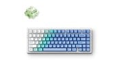 Tastatur - MCHOSE G75 Pro Wireless Gasket Mounted - Arctic Snow - Gaming Tastatur - Uden Numpad - Amerikansk engelsk - Blå - G75-12A
