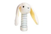 Babylegetøj - Bigjigs Rabbit Plush Rattle - 37035
