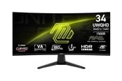 Skærm - 34" MSI MAG 346CQ - 3440x1440 (UWQHD) - 180Hz - VA - MAG 346CQ