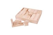 Konstruktionslegetøj - Bigjigs Large Wooden Building Blocks Set - BJ959