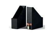 Arkivering & Opbevaring - Leitz  Puro tidsskriftsamler, 100 % recirkuleret karton, pakke med 2 stk, sort - 24710095