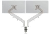 Skærmholder - Leitz  Ergo pladsbesparende dual monitor arm, grå - 65370085