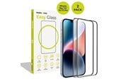 Mobil - Beskyttelsesglas - Mobile Origin EasyGlass iPhone 17e/16e/14/13/13 Pro - 2 pack - FRL-EG-i14-2pk