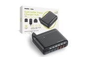 Mobil - Adaptere & Opladere - Mobile Origin GaN 140W Travel Charger Hub PW12 EU/UK/US - 3x USB-C + 3x USB-A - MO-CH140-PW12