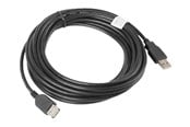 USB kabel - Lanberg - USB extension cable - USB to USB - 5 m - CA-USBE-10CC-0050-BK