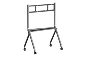 Vægbeslag, AV-Beslag & AV-Møbler - iiyama MD-CART02-S1 cart - for flat panel - with anti-collision shelf for accessories - Maks 100 kg - Maks størrelse 86" - MD-CART02-S1