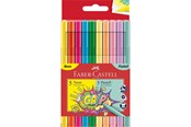 Skrive- og Tegneværktøjer - Faber-Castell Felt Tip Pens - 5 Neon + 5 Pastell - 155312