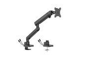 Skærmholder - DUTZO Skærmholder til 1 skærm (17"-40") - Pro+ udgave med 1 x USB A & 1 x USB C porte (Grå / Sort) - MMAPROUP-1B