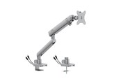Skærmholder - DUTZO Skærmholder til 1 skærm (17"-40") - Pro+ udgave med 1 x USB A & 1 x USB C porte (Hvid) - MMAPROUP-1W