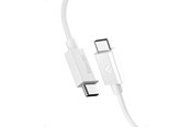 USB kabel - Spigen Essential USB C to USB C 60W Cable - white EB6010CC - ACA08717