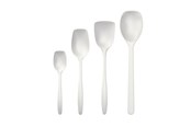 Køkkenredskaber - Rosti - Classic kitchen spoons Set of 4 - White - 30118