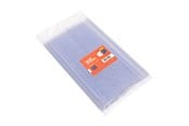 Kreativt Legetøj - Colorations - Transparent Hot Melt Glue Sticks - 11x 250 mm 40 pcs. - 40GL04