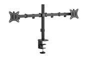 Skærmholder - Deltaco mounting kit - adjustable arms - for 2 LCD displays - rotate tilt swivel up to 9 kg - black - ARM-0300-B