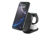 Mobil - Adaptere & Opladere - Belkin UltraCharge 25w Qi2 3in1 Magnetic Charger EU Black Round - WIZ037KQBK