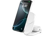 Mobil - Adaptere & Opladere - Belkin UltraCharge 25w Qi2 2in1 Magnetic Charger plus USB-C EU White Round - WIZ039KQWH