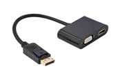 Skærmkabel - Gembird Cablexpert adapter - DisplayPort / HDMI / VGA - 10 cm - A-DPM-HDMIFVGAF-01