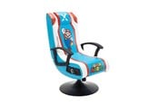 Gamer Stol - X Rocker Super Mario 2.1 Audio Pedestal Chair - Red/Blue - 0094338201086