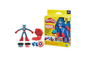 Konstruktionslegetøj - Play-Doh Marvel Captain America Stamping Shield - G00565L00