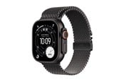 Smartwatch & Sportsur - Apple Watch Ultra 3 GPS + Cellular 49mm Black Titanium Case with Black Titanium Milanese Loop - Large - MF1T4DH/A