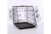 Hunde - Nordic Paws - Sloping Wire cage black - S  63x44x50.5 cm - 540058529239