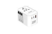 Mobil - Adaptere & Opladere - Energizer Global Rejseoplader - 20W - PD (2xUSB-C + USB-A) - ETC200