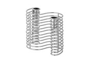 Boligindretning - Bloomingville - Wavela Candle Holder - Silver - 82063032