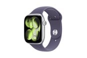 Smartwatch & Sportsur - Apple Watch Series 11 GPS 46mm Silver Aluminium Case with Purple Fog Sport Band - S/M - MEV94QN/A