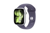 Smartwatch & Sportsur - Apple Watch Series 11 GPS + Cellular 46mm Silver Aluminium Case with Purple Fog Sport Band - M/L - MFCR4QN/A