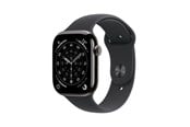 Smartwatch & Sportsur - Apple Watch Series 11 GPS + Cellular 46mm Slate Titanium Case with Black Sport Band - M/L - MFD24QN/A