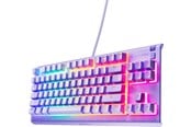 Tastatur - SteelSeries Apex 3 TKL Lavender - Gaming Tastatur - Uden Numpad - Nordisk - Lilla - 64942