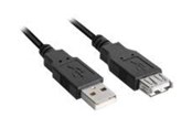 USB kabel - Sharkoon - USB extension cable - USB to USB - 1 m - 4044951015405