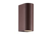 Lamper - Nordlux Dion Double udendørs væglampe, rustfarvet - 2518021009