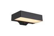 Lamper - Nordlux Monay Square Solar udendørs væglampe sort - 2518341003