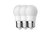 Lyskilder - Nordlux LED pære G45 2.9W/827 (25W) 250lm mat 3-pak E27 - 5172014023