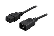 Strømkabel (ekstern) - Deltaco DEL-112PA - power extension cable - IEC 60320 C19 to IEC 60320 C20 - 3 m - DEL-112PA