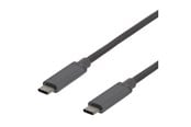USB kabel - Deltaco USBC-1362 - USB-C cable - 24 pin USB-C to 24 pin USB-C - 1 m - USBC-1362