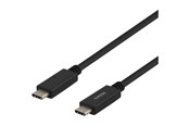 USB kabel - Deltaco USBC-2002 - USB-C cable - 24 pin USB-C to 24 pin USB-C - 2 m - USBC-2002M