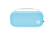 Spil tilbehør - HORI Slim Tough Pouch - Light Blue - NSX-078E