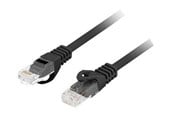 Netværkskabel - Lanberg patch cable - 5 m - black - Sort - 5m - PCU6-10CU-0500-BK