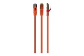 Netværkskabel - Gembird Cablexpert patch cable - 50 cm - orange - Orange - 0.5m - PP6A-LSZHCU-O-0.5M