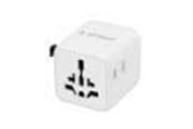 Strømkabel (ekstern) - Gembird Universal travel power adapter - TPA-INT-01-W