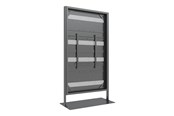 Vægbeslag, AV-Beslag & AV-Møbler - Multibrackets M Pro Series enclosure - totem - for flat panel - black - Maks 35 kg - Maks størrelse 86" - 7340234810093