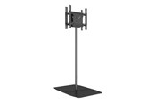 Vægbeslag, AV-Beslag & AV-Møbler - Multibrackets M Pro Series stand - for 2 flat panels - single pole - black - Maks 90 kg - Maks størrelse 65" - 7340234811953