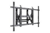 Vægbeslag, AV-Beslag & AV-Møbler - Multibrackets M Public mounting kit - for flat panel - push wide 90 kg - black - Maks 90 kg - Maks størrelse 50"-98" - 7350073730506