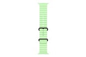 Smartwatch - Tilbehør - Apple 49mm Neon Green Ocean Band - Black Titanium Finish - MGCL4ZM/A