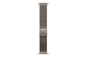 Smartwatch - Tilbehør - Apple 49mm Natural Titanium Milanese Loop - Medium - MGHP4ZM/A